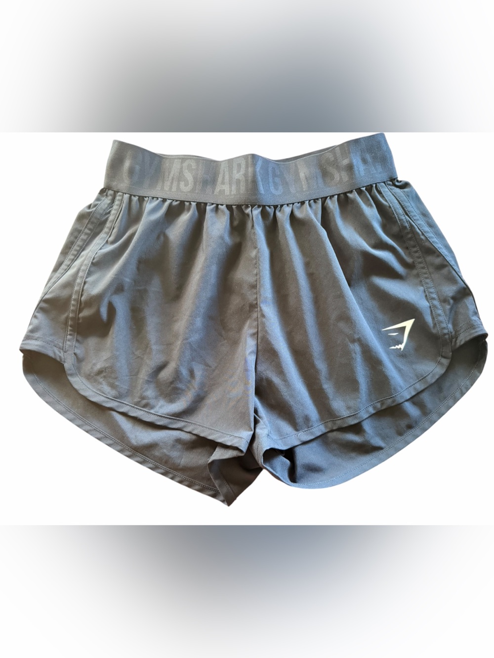 Gymshark Women's Athletic Shorts in Charcoal Gray